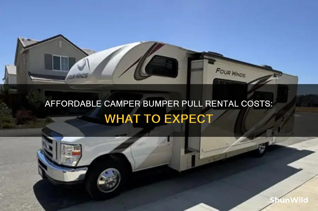 how much to rent a camper bumper pull