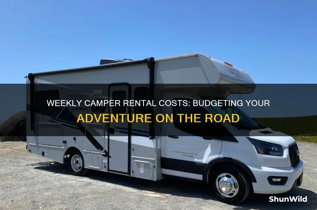 how much to rent a camper for a week