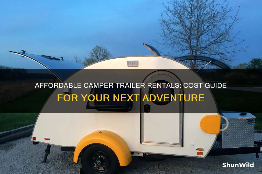 how much to rent a camper trailer