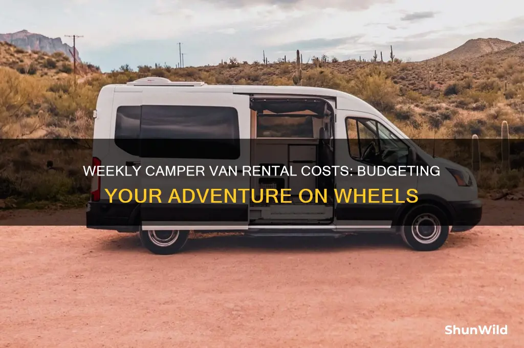 how much to rent a camper van for a week