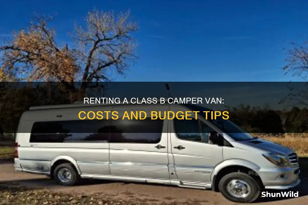 how much to rent a class b camper van