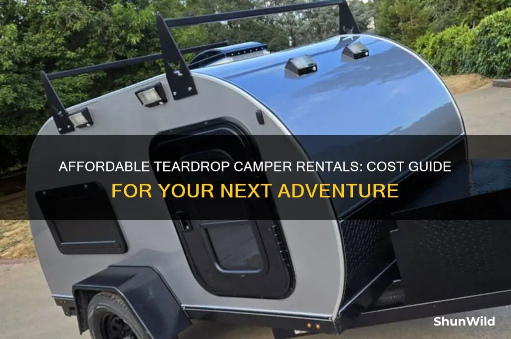 how much to rent a teardrop camper