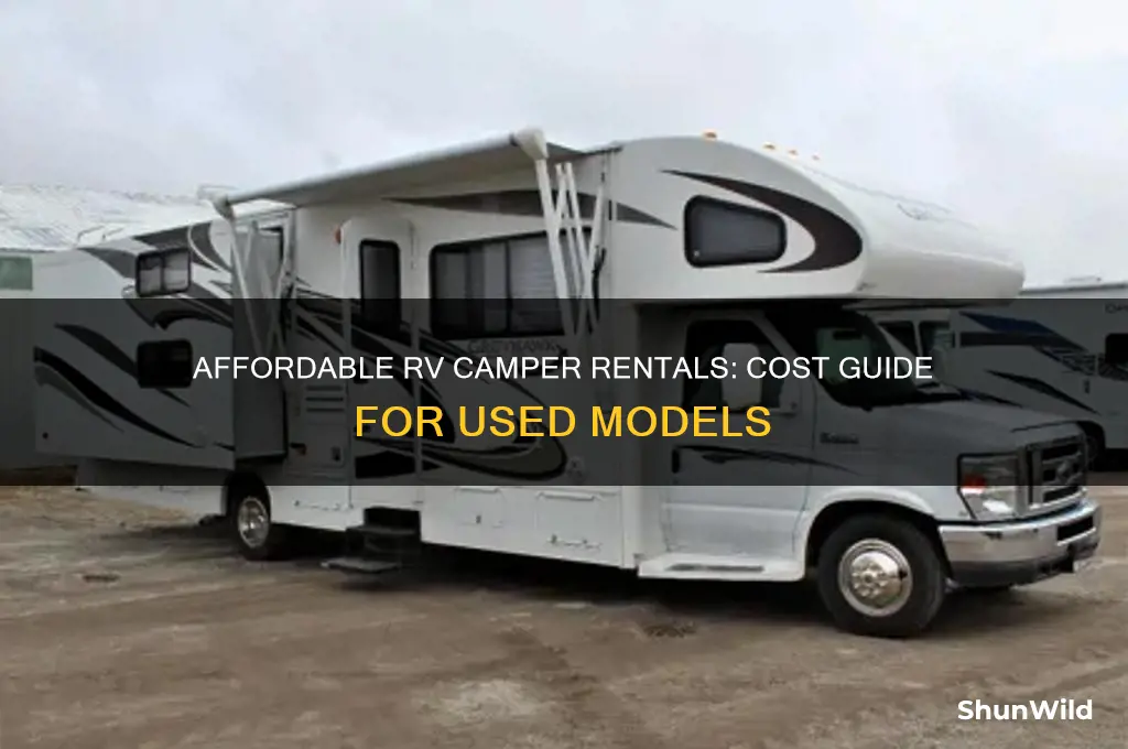 how much to rent a used rv camper