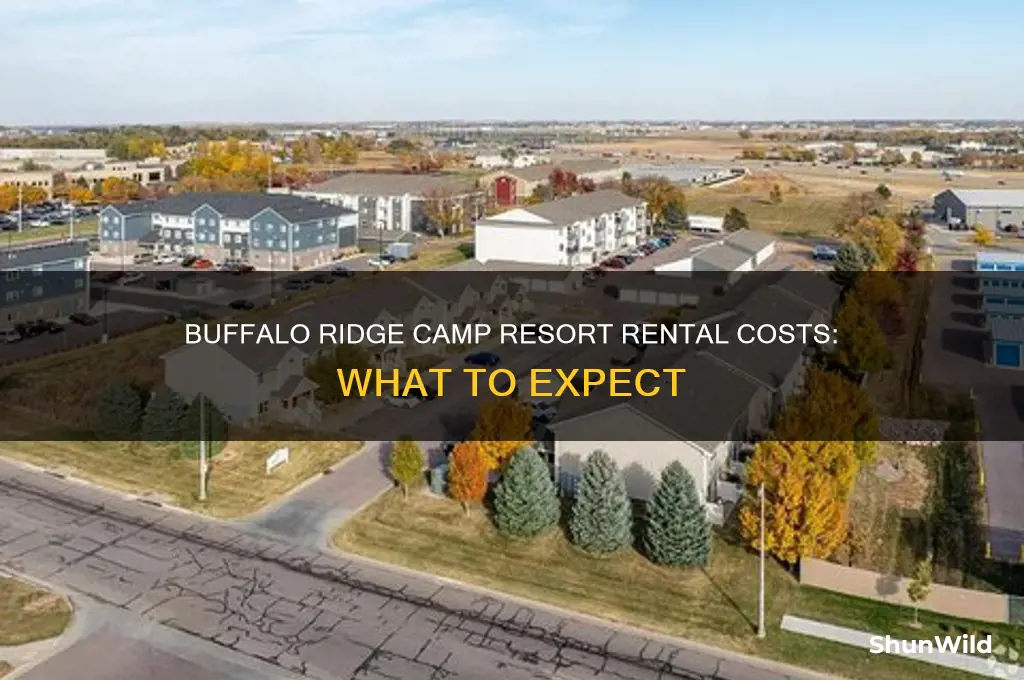 how much to rent at buffalo ridge camp resort