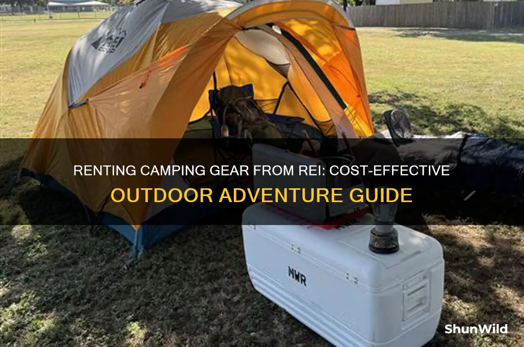 how much to rent camping gear from rei