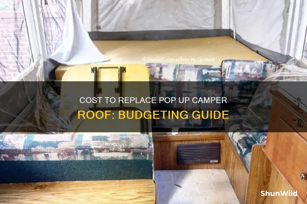 how much to replace a pop up camper roof