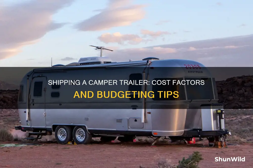 how much to ship a camper trailer