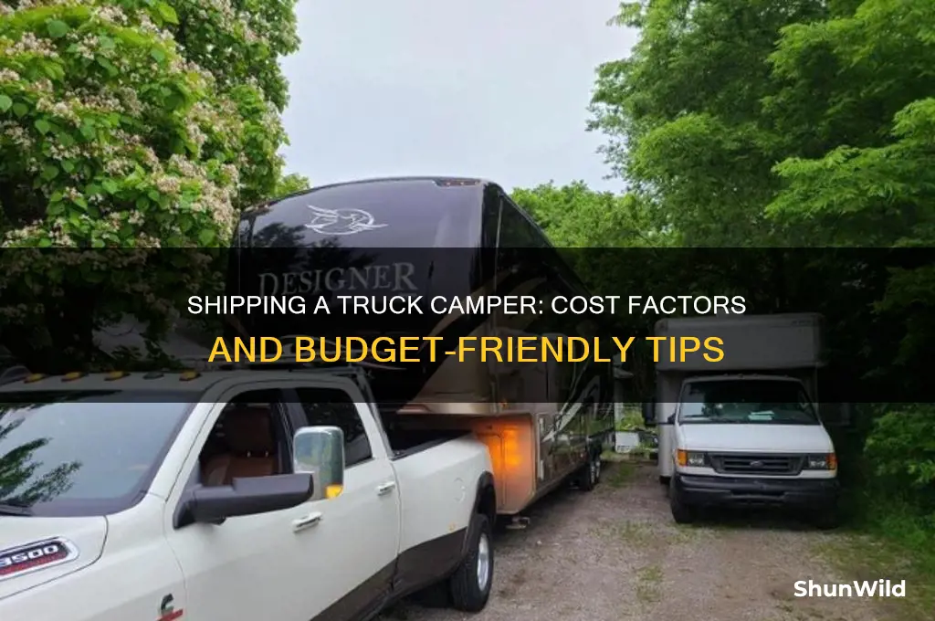 how much to ship a truck camper
