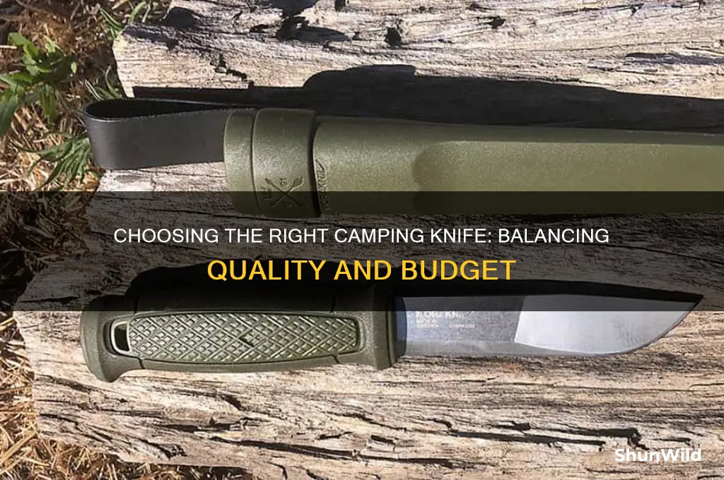 how much to spend on a good camping knife