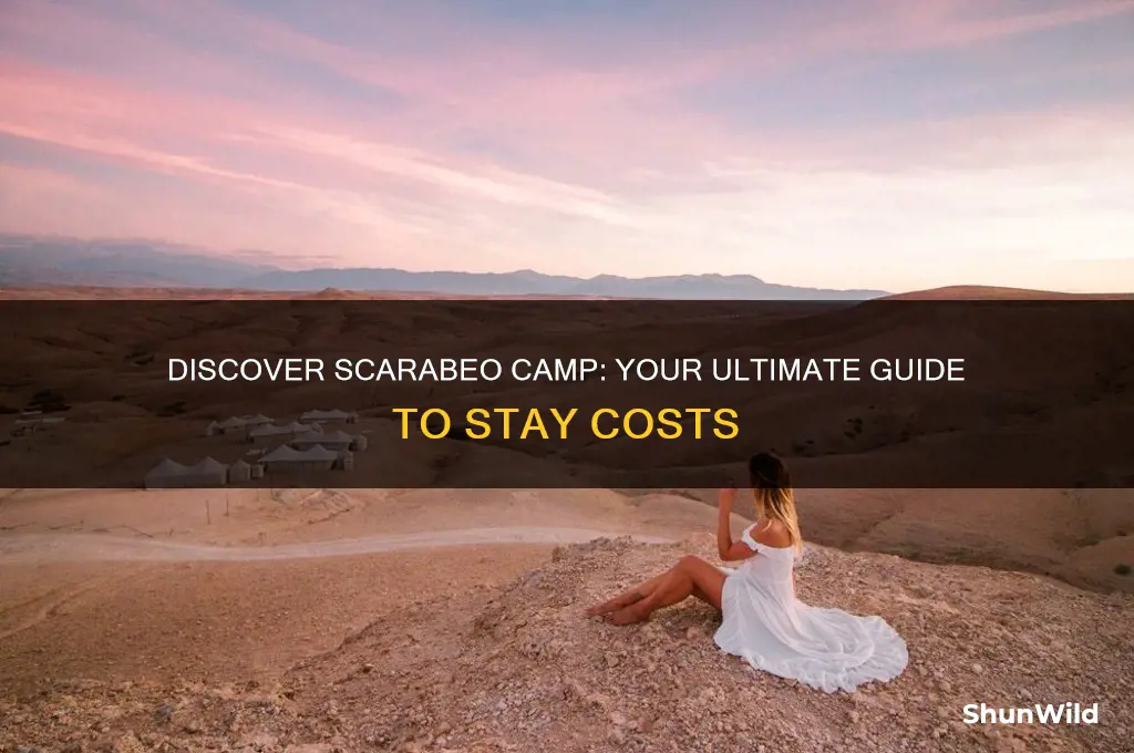how much to stay at scarabeo camp