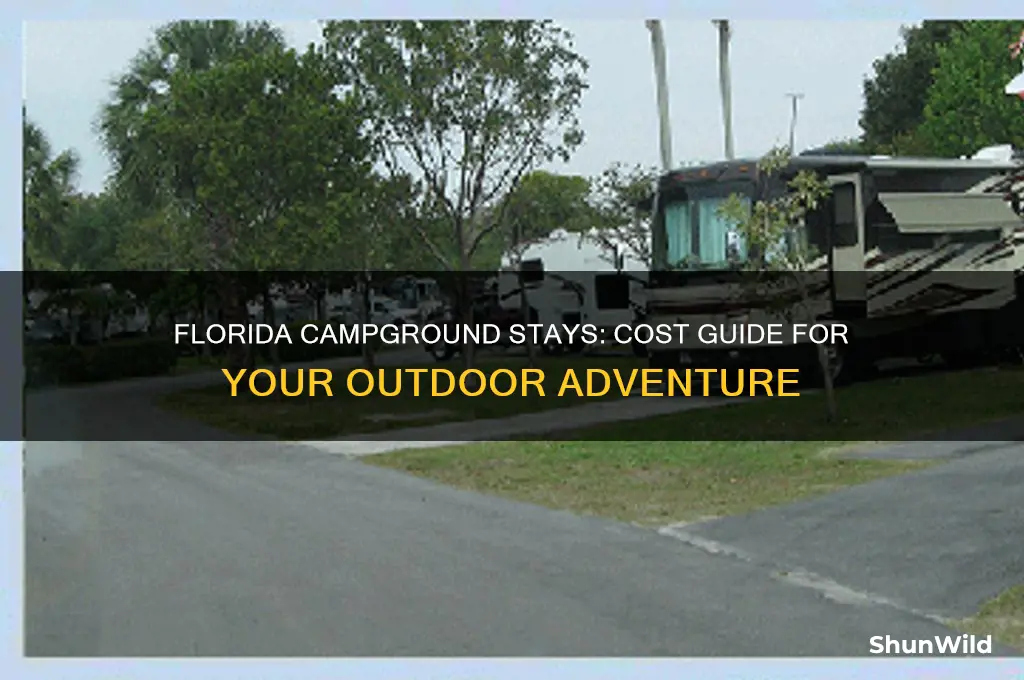 how much to stay if floridia camp grounds