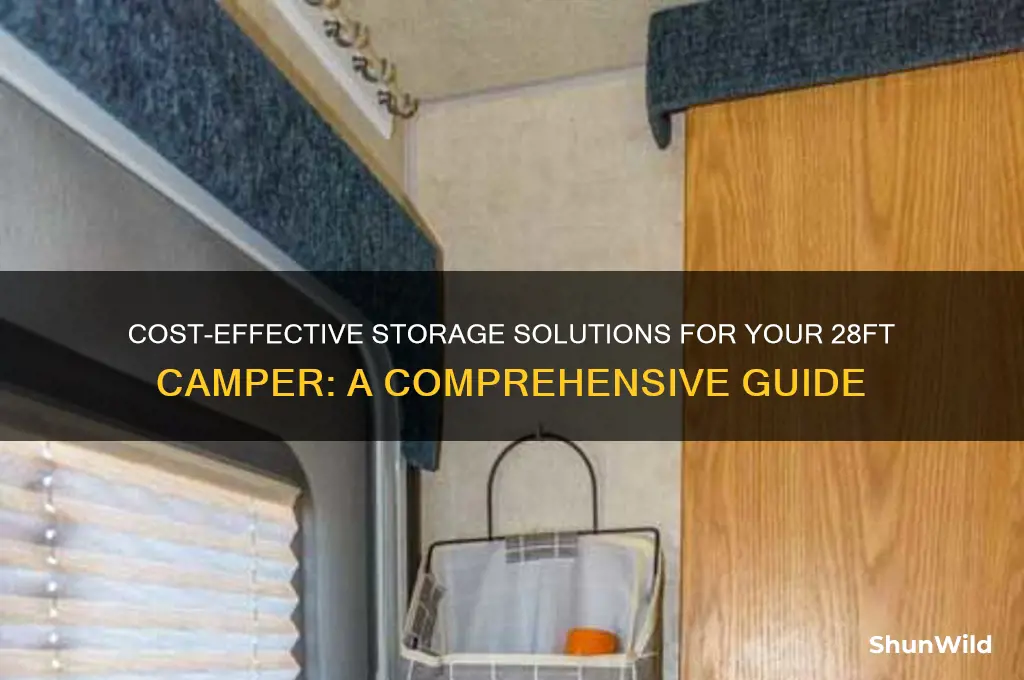 how much to store 28ft camper