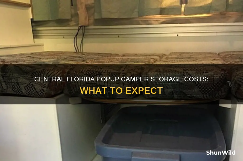 how much to store a popup camper in central florida