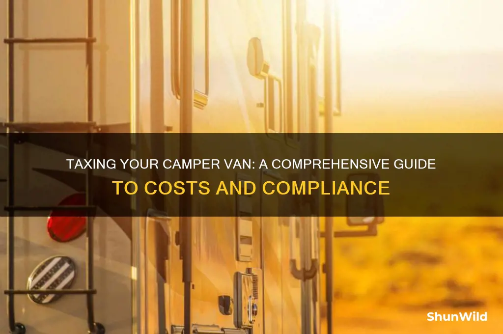 how much to tax my camper van