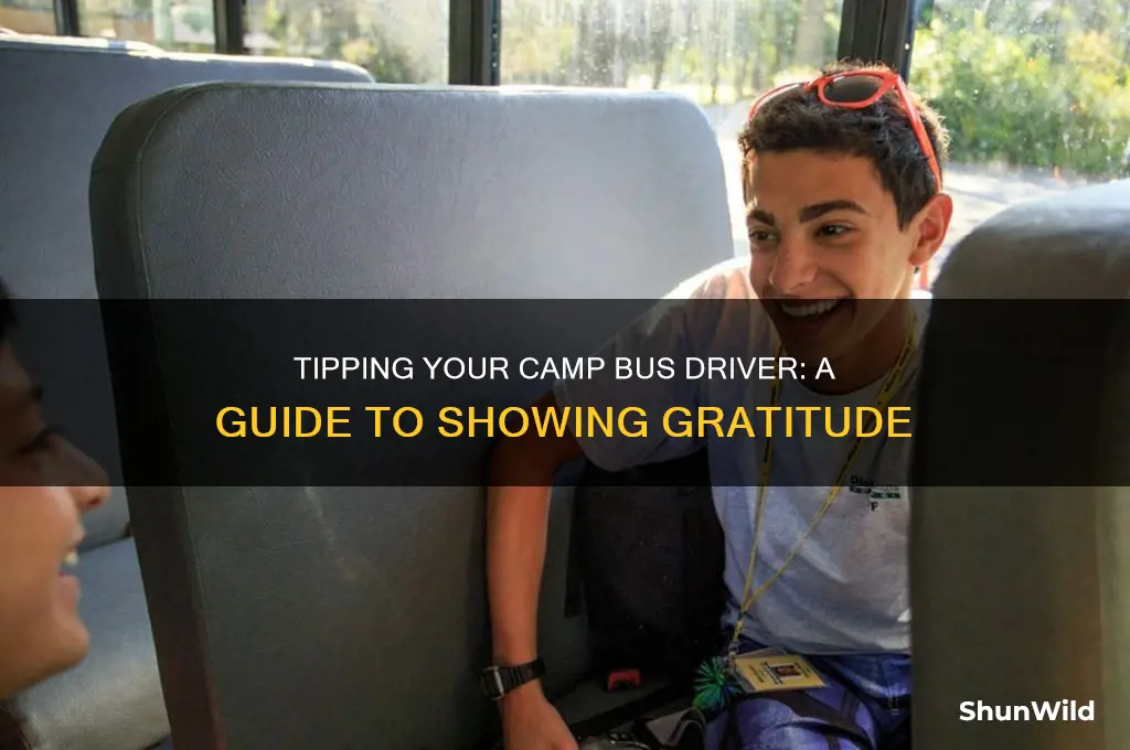 how much to tip a camp bus driver