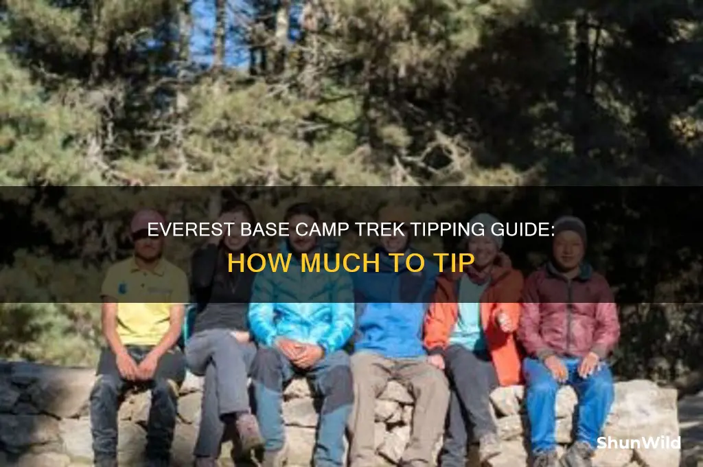 how much to tip everest base camp trek