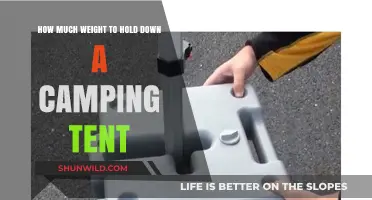 Securing Your Tent: Ideal Weight to Hold Down a Camping Tent
