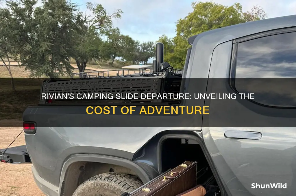 how much will rivians camping slide dearure cost