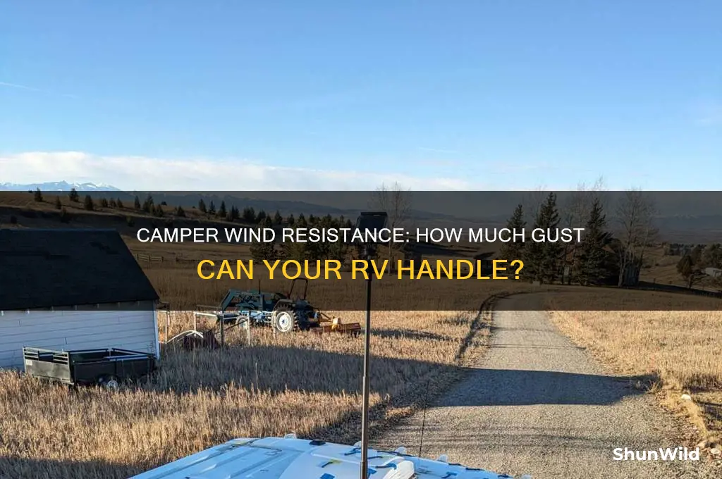 how much wind can a camper withstand parked