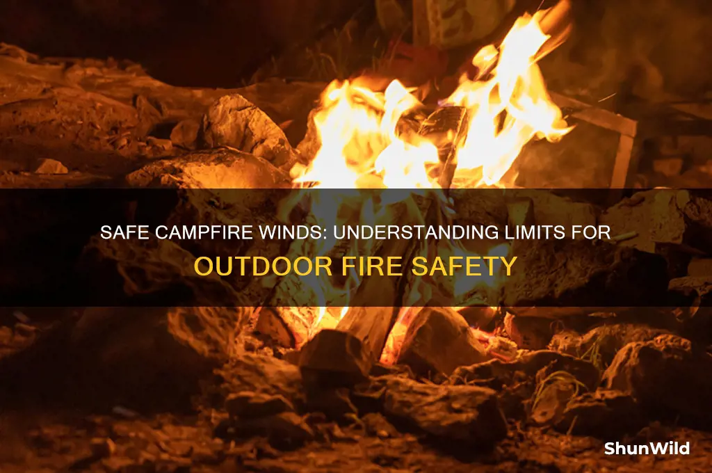 how much wind for camp fire