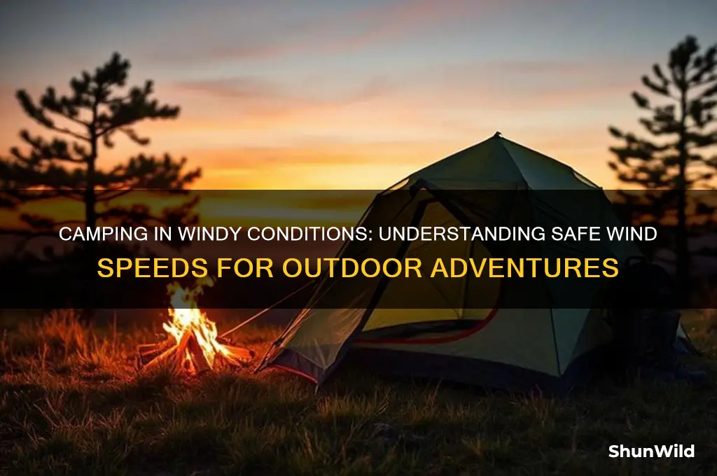 how much wind for camping