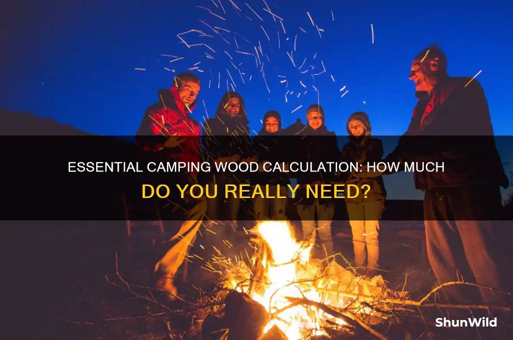 how much wood do i need for camping