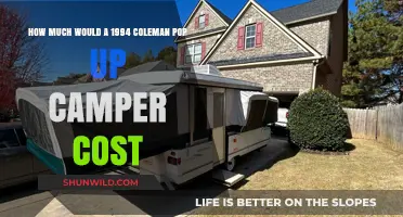 1994 Coleman Pop Up Camper Pricing Guide: What to Expect