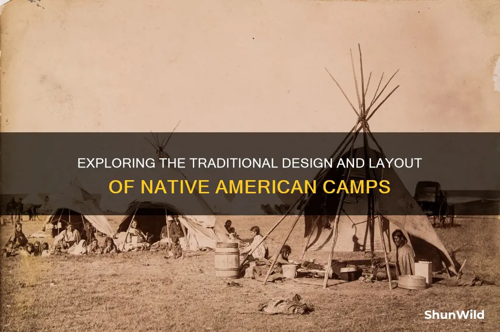 how native american camps looked