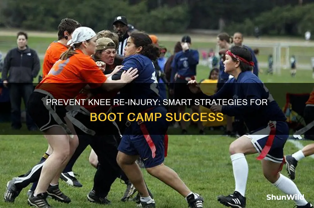 how not to re injure my knee in boot camp