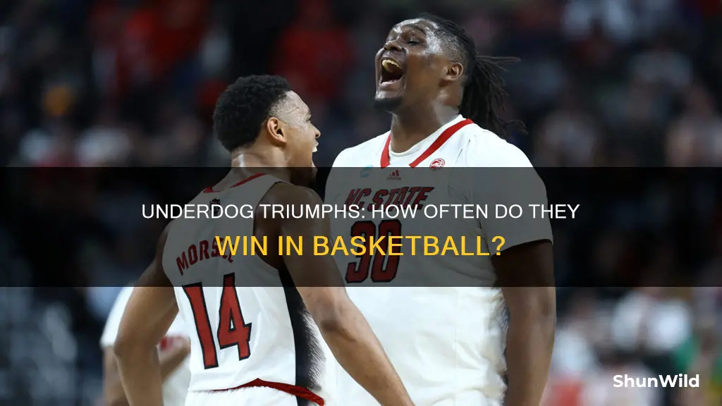 how often do underdogs win in basketball