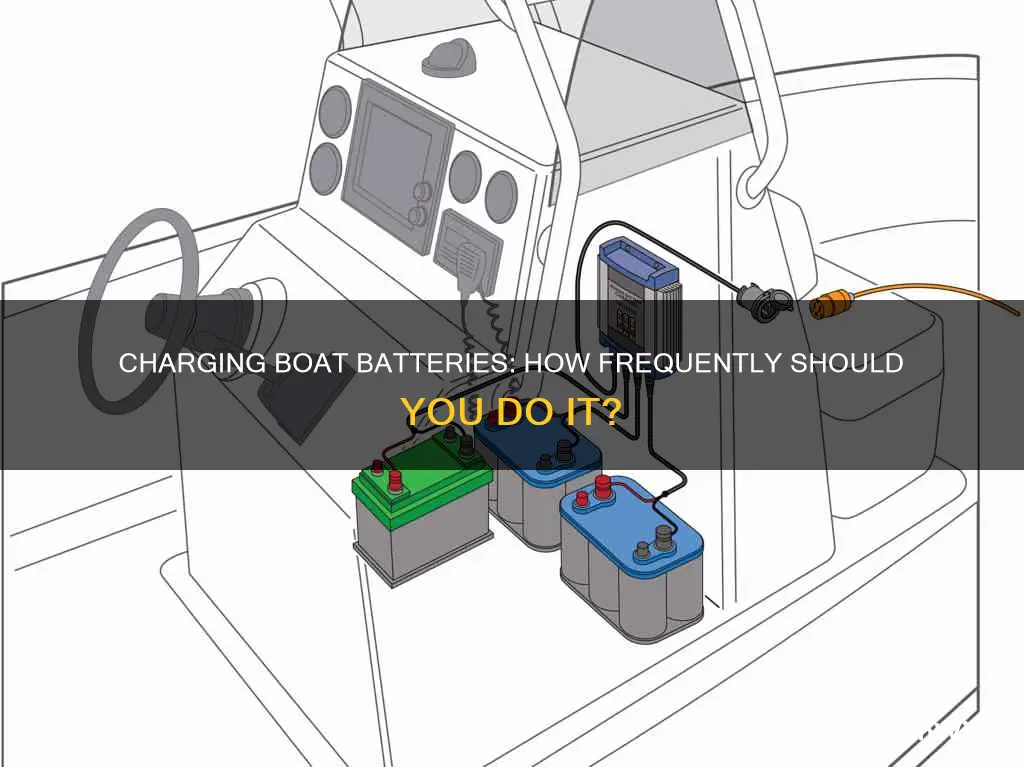 how often do you charge a boat battery