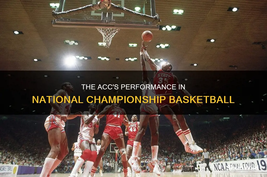 how often has the acc won the national championship basketball