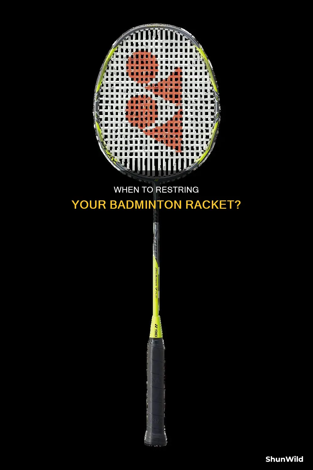 how often restring badminton racket