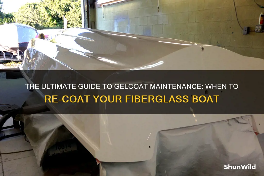 how often should you gell coat a fiberglass boat