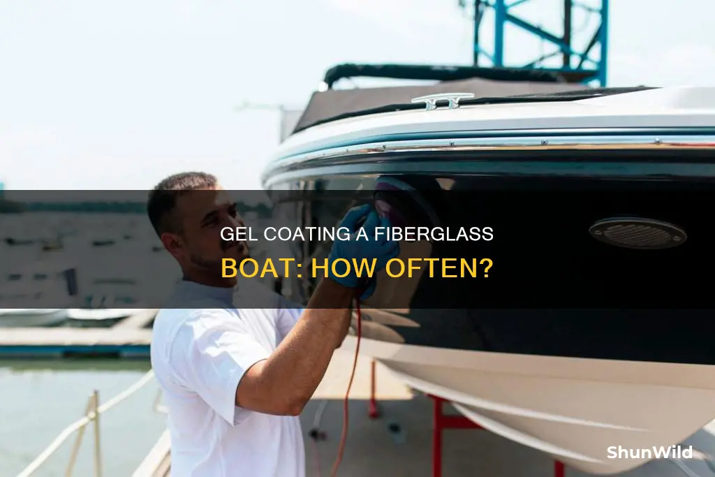 how often should you gell coat a fiberglass boat