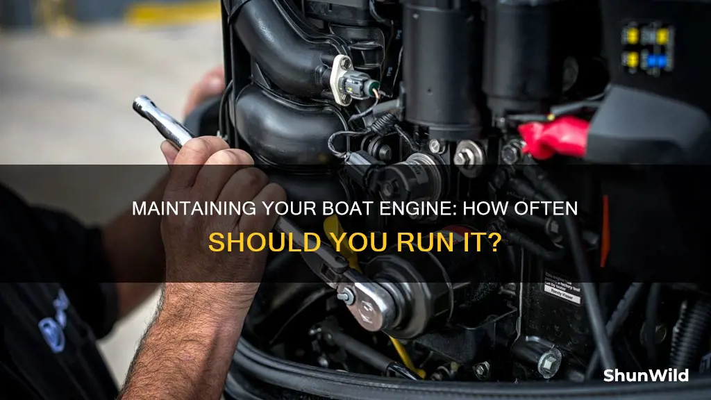 how often should you run boat engine