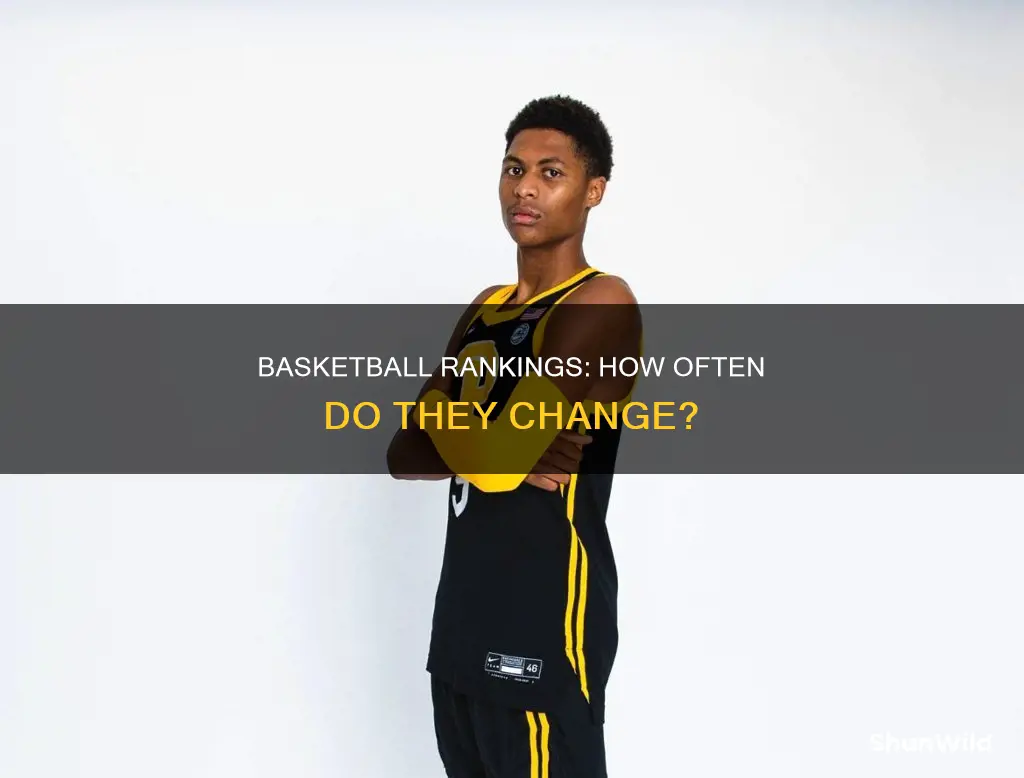 how oftwn do basketball rankings change