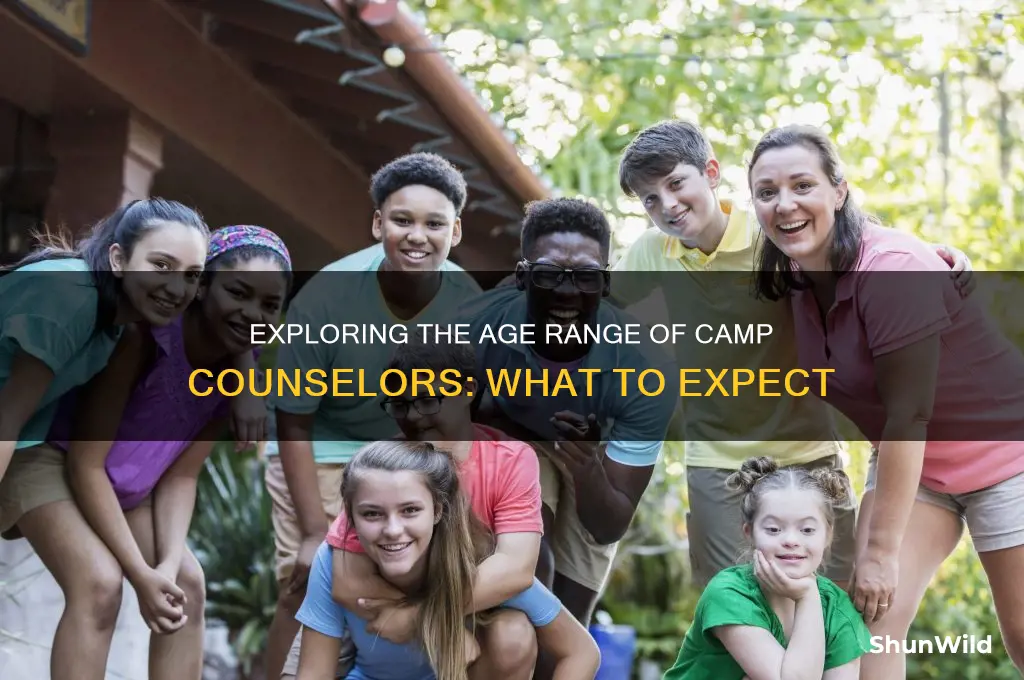 how old are camp counslers