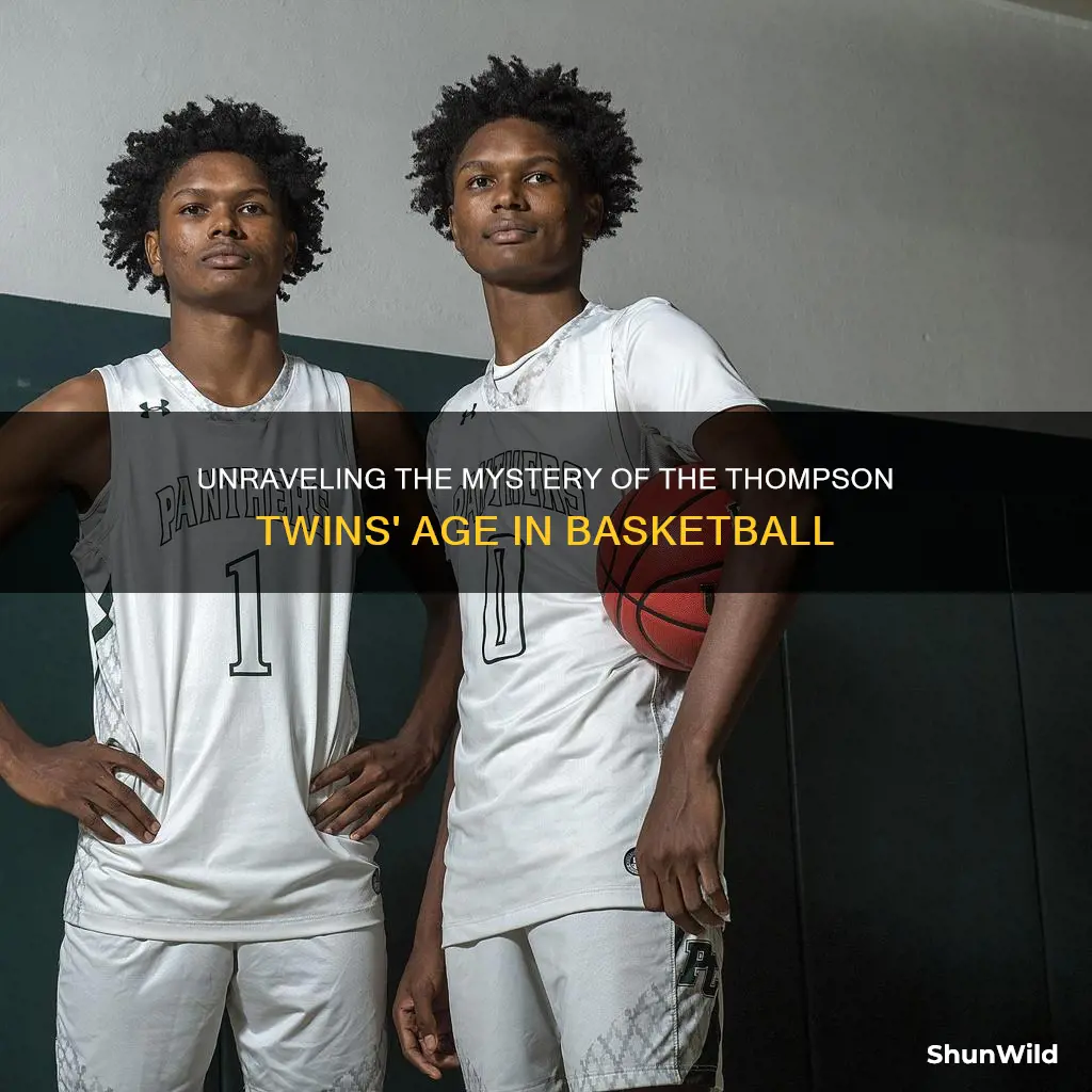 how old are the thompson twins basketball