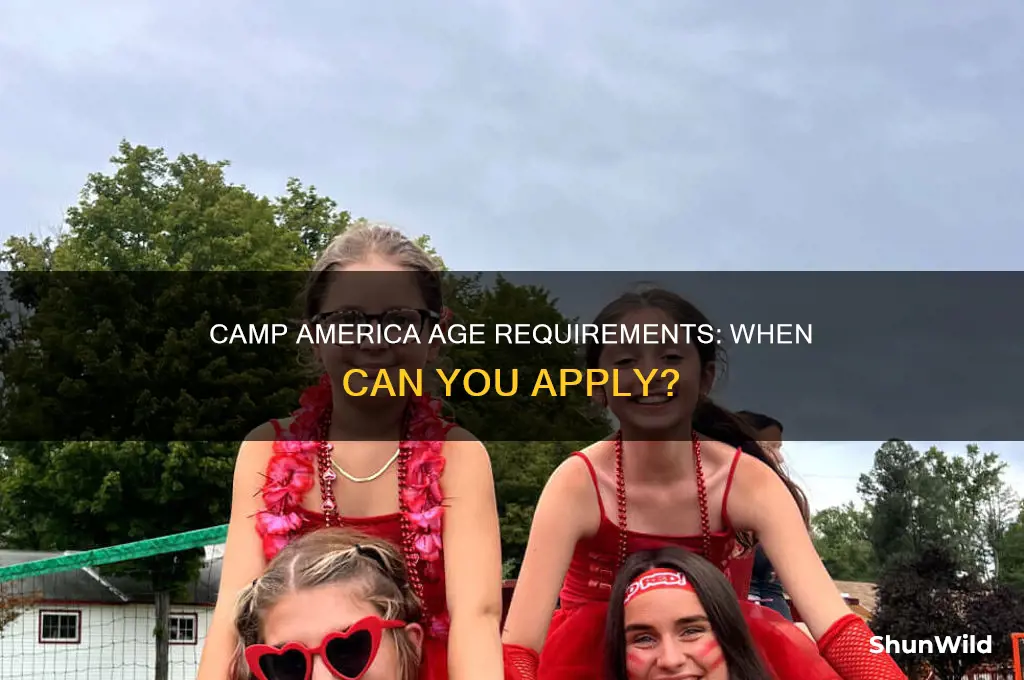 how old for camp america