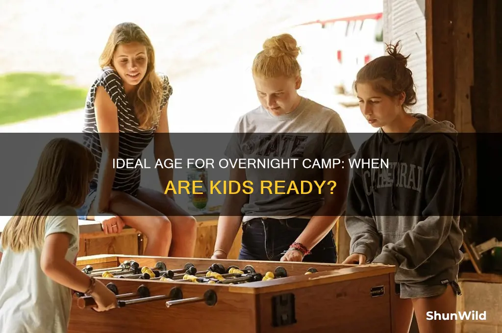 how old for overnight camp