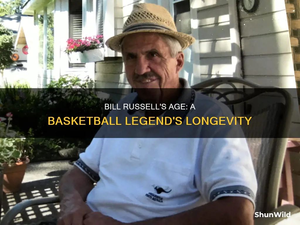 how old is basketball great bill russell