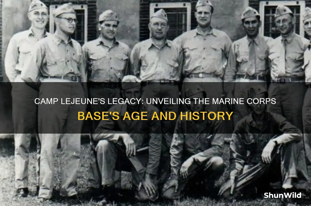 how old is camp lejeune