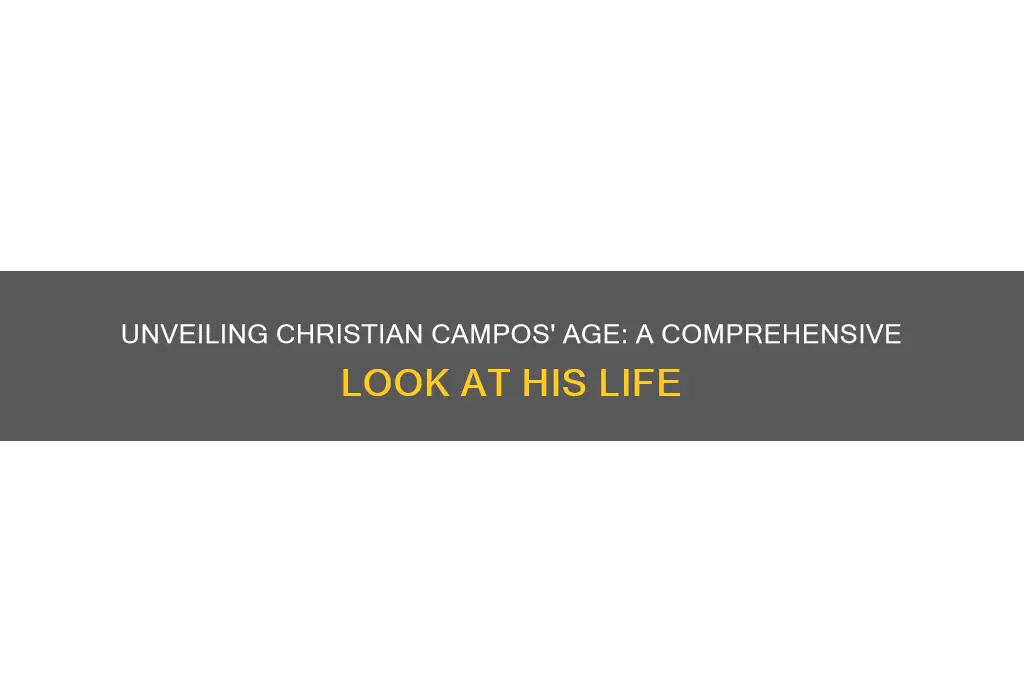 how old is christian campos