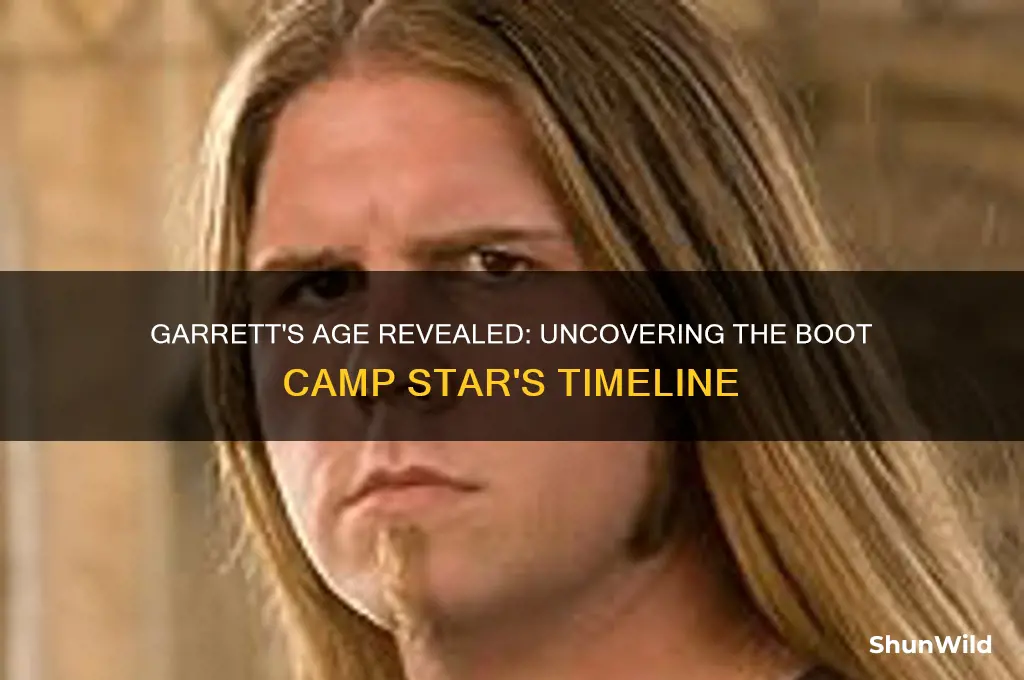 how old is garrett from boot camp