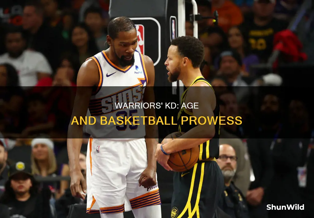 how old is kd for the warriors basketball