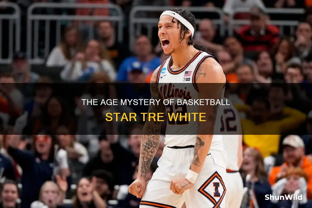 how old is tre white basketball