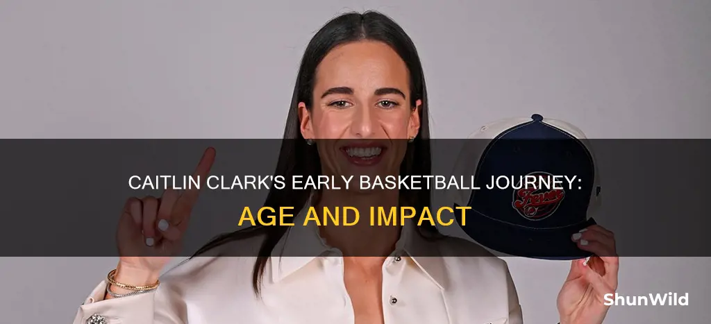 how old was caitlin clark when she started basketball