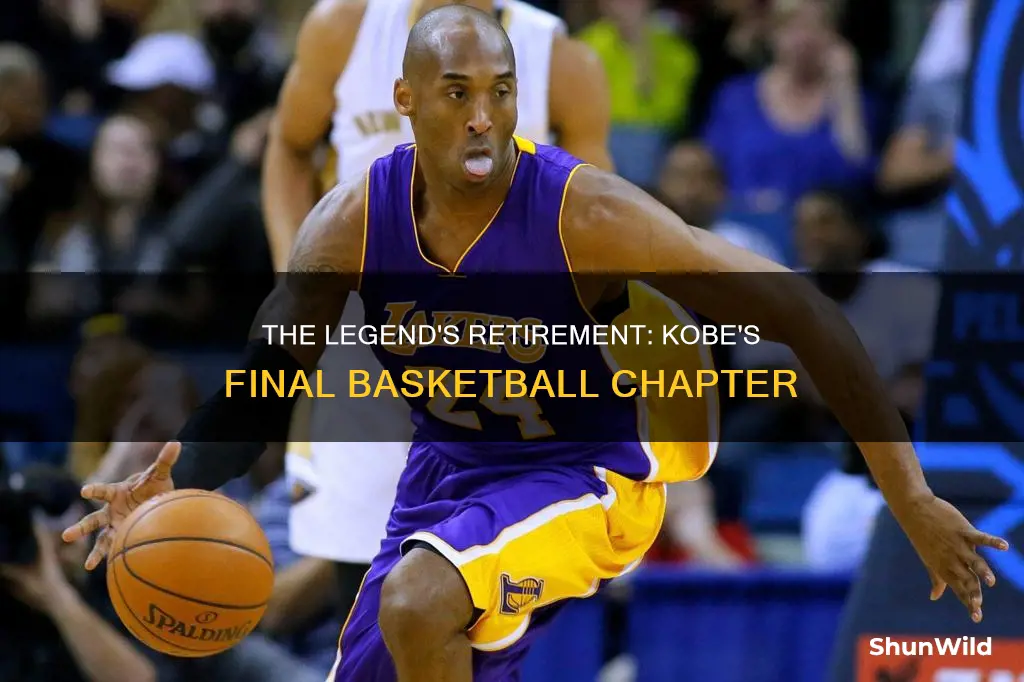 how old was kobe bryant when he retired basketball