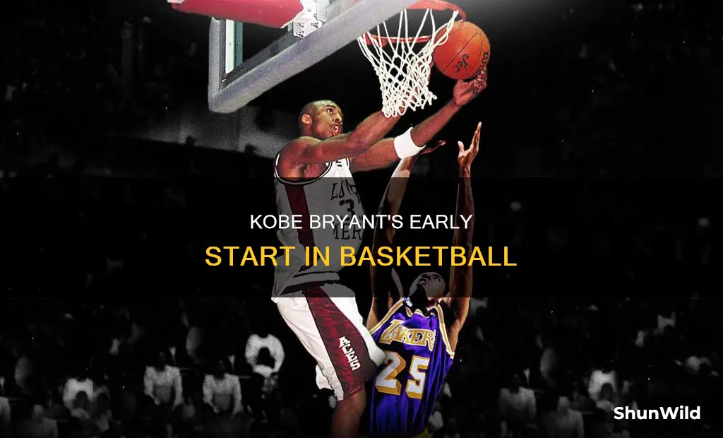 how old was kobe bryant when he started basketball